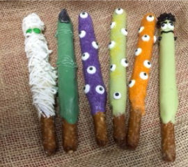 Halloween Gourmet Pretzel Rods