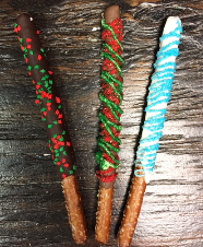 Holiday Assorted Pretzel Rods