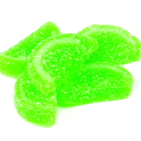 Lime Jelly Fruit Slices