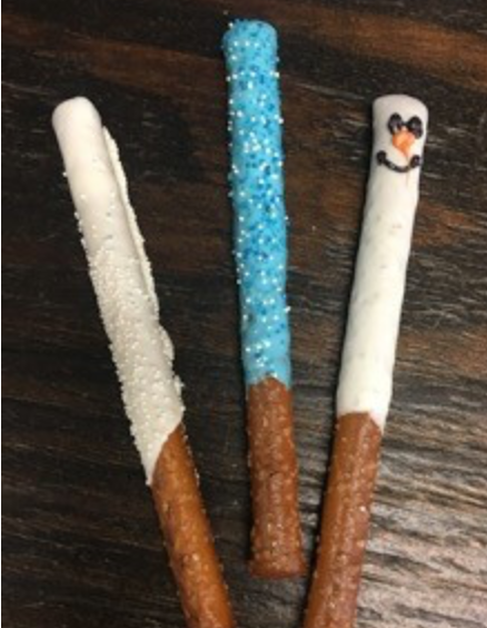 Gourmet Pretzel Rods Winter