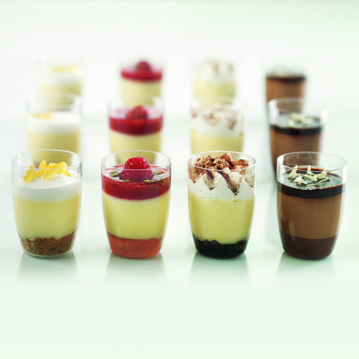 Mini Dessert Cups with Spoon